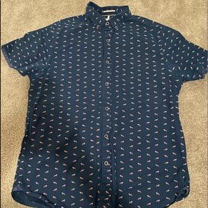 Cactus Man Fox button down | slim fit medium